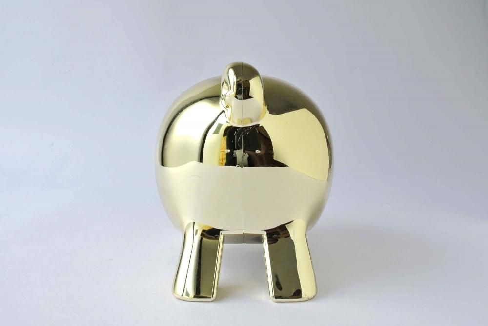 MK-Tresmer Money Box (Pig) 11 ぶたさんオブジェ (貯金箱) 金