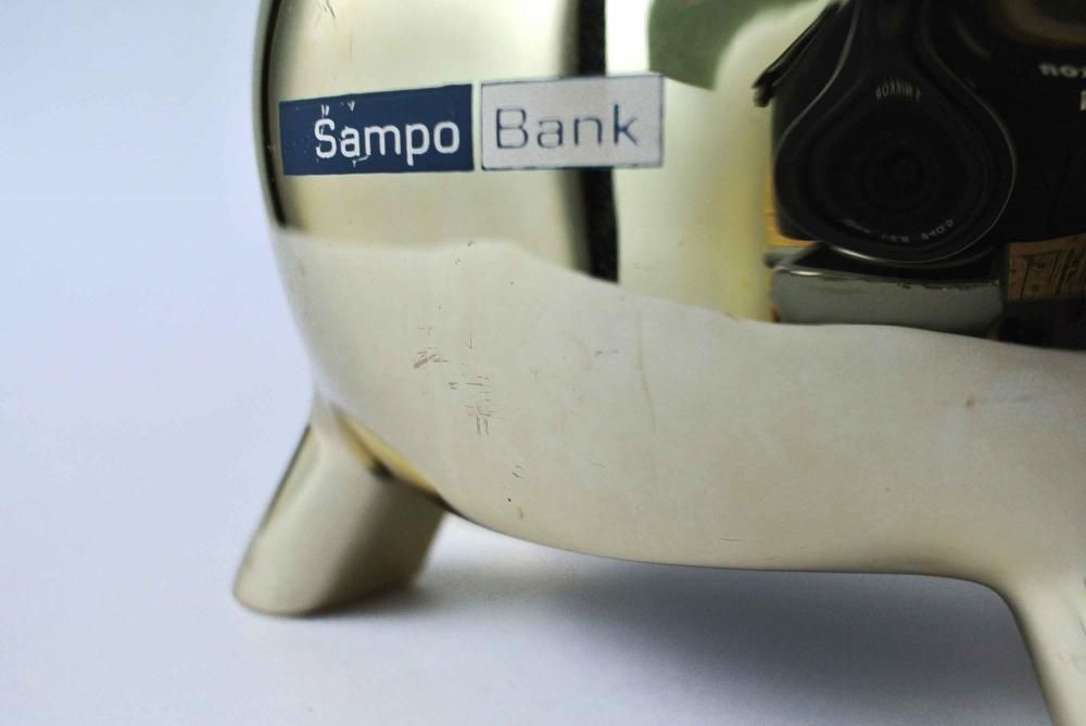 MK-Tresmer Money Box (Pig) 11 ぶたさんオブジェ (貯金箱) 金