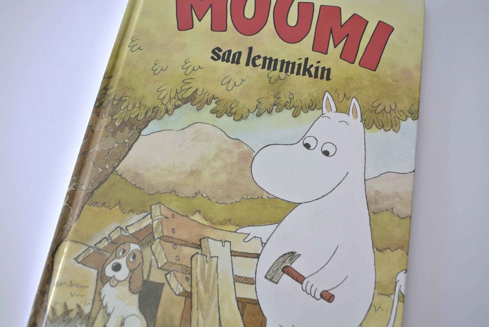 muumi BOOKS フィンランド語のムーミン本『MUUMI saa lemmikin 