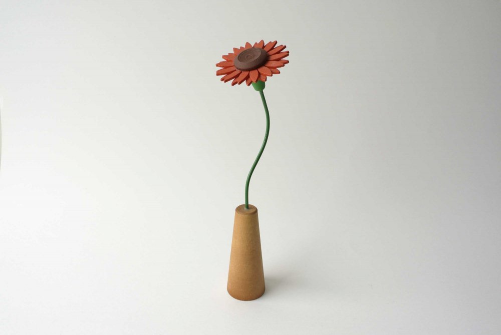 Johan Wooden Flower Object (marguerite) ヨハン 風になびく