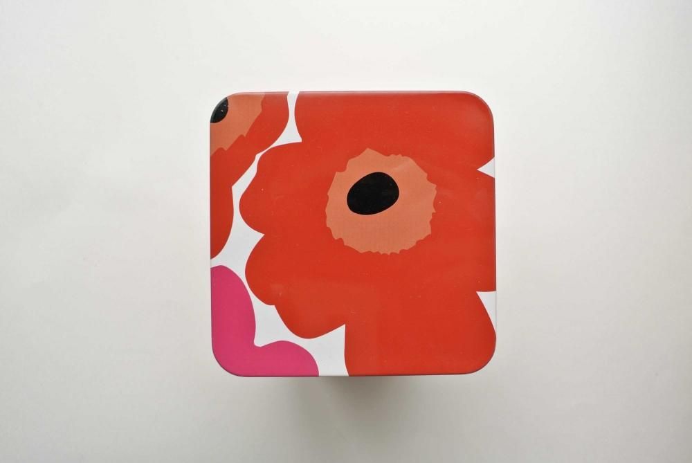 Amazon | マリメッコ 070067 910 ﾌﾞﾘｷ缶 小物入れ UNIKKO TIN