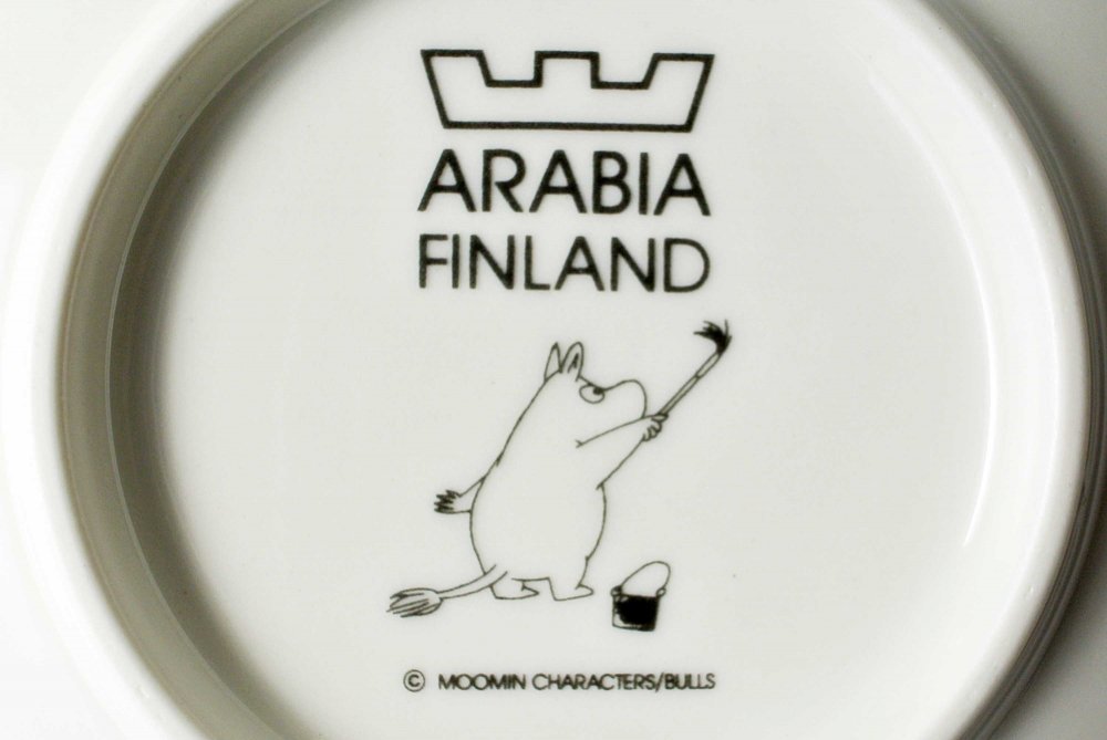 自然に帰る　ムーミンパパ　アラビア　ウォール　プレート　飾り　皿