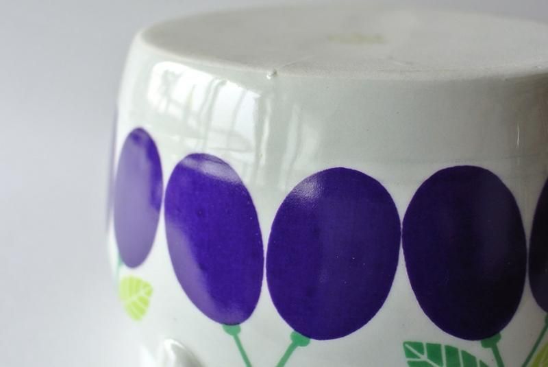 ARABIA POMONA JAMPOT アラビア ポモナ ジャムポットL『プラム』コルク