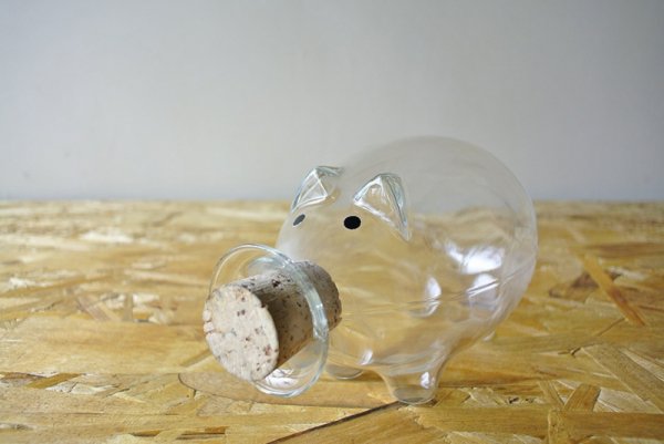 iittala Pig Jar イッタラ ブタさんのガラス製ジャー vintage - ヴィンテージ北欧雑貨・PIPPURIKERA ピップリケラ 金沢