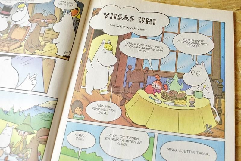 muumi comics vintage フィンランド語のムーミンコミック