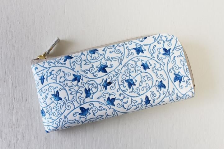 定番人気！ 唐草模様 やりくり長財布 （姫路・姫革細工】 長財布（L字型 財布・ケース・小物入れ