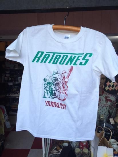 柳家睦＆RATBONES CD2枚と新品Tシャツセット 柳家睦 柳家商店 ラットボーンズ Tシャツ Mサイズ 新品未使用