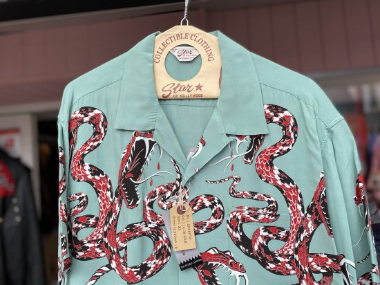 RATTLE SNAKE 2020 Open Shirt(Mint) - ◇Harajuku Jumpin'Jack's ONLINE SHOP◇