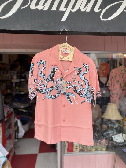 RATTLE SNAKE 2020 Open Shirt(PINK) - ◇Harajuku Jumpin'Jack's ONLINE SHOP◇