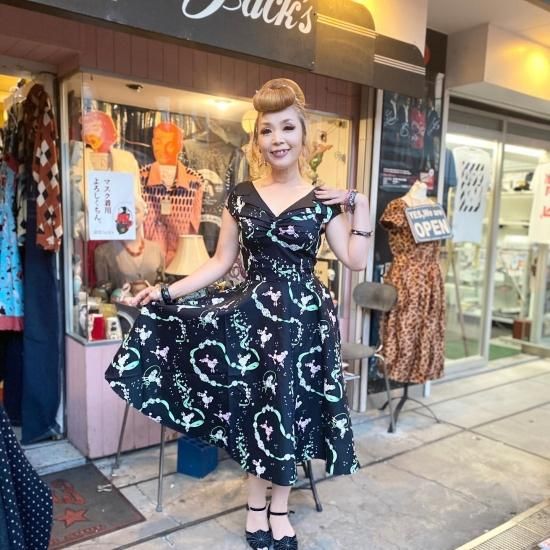 Hell Bunny / poodle pattern dress - ◇Harajuku Jumpin'Jack's