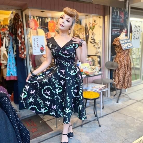 ❤️ヘルバニー HELL BUNNY サーキュラーワンピース　プードル ❤️ヘルバニー HELL BUNNY サーキュラーワンピース プードル