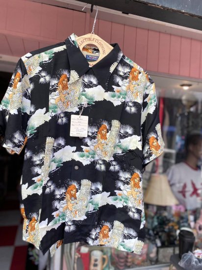 20%OFF SALE!!】DRY BONES / S/S Hawaiian Shirt “TIKI BABY” SIZE40(L