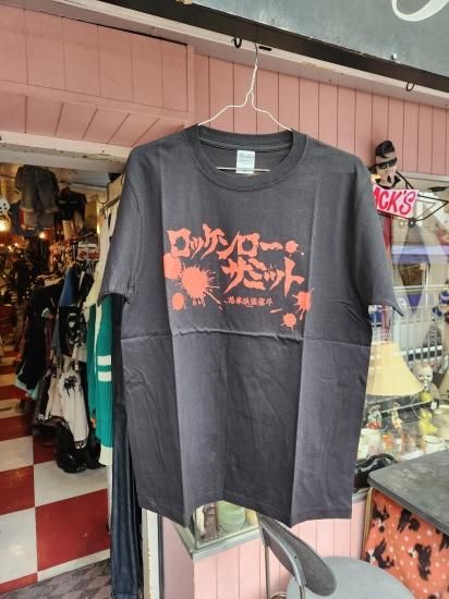 ロッケンローサミットロゴTシャツ黒 - ◇Harajuku Jumpin'Jack's