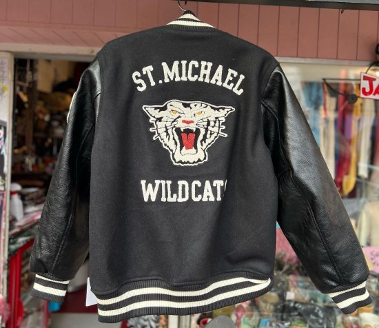 HOUSTON 2022A/W / MELTON AWARD JACKET (WILD CATS) - ◆Harajuku Jumpin'Jack's  ONLINE SHOP◆