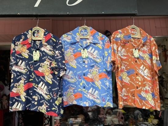 サンサーフ 実名復刻アロハシャツ SOUTH SEA TRADER Lot No. SS39223 / RAYON HAWAIIAN SHIRT “SOUTH SEA TRADER