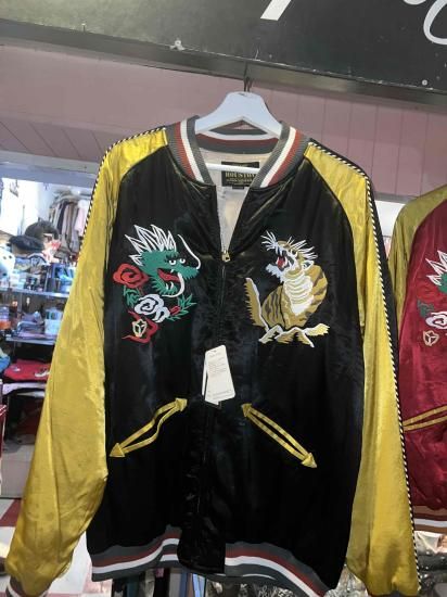 ヒューストン ベルベット スーベニア ジャケット (TIGER/DRAGON