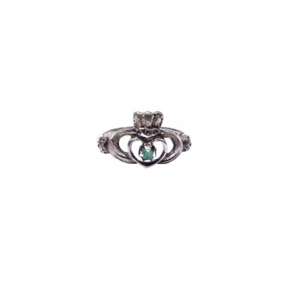  Ρơ 󥰡925ۡsize 10Vintage Claddagh Ring