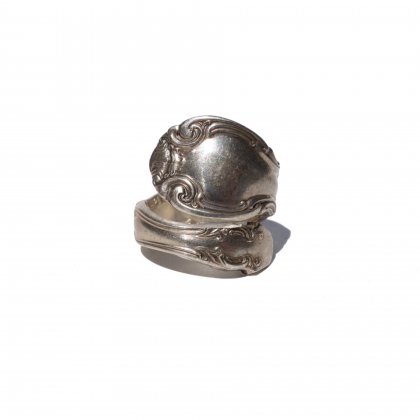  Ρơ ס ALVINۡSTERLINGۡ1920'sۡsize 11Vintage Spoon Ring