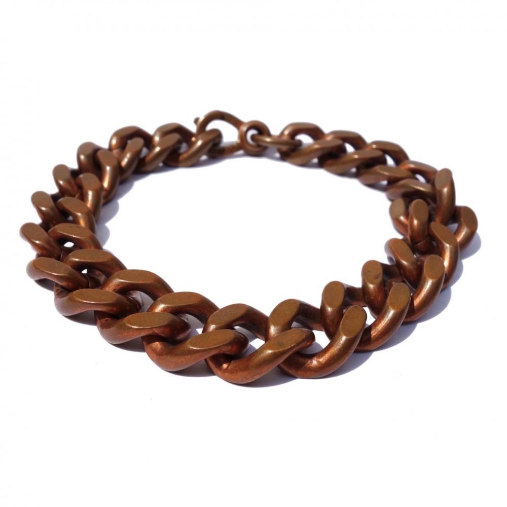 ヴィンテージ チェーンブレスレット【COPPER】【1960's~1970's】Vintage Chain Bracelet