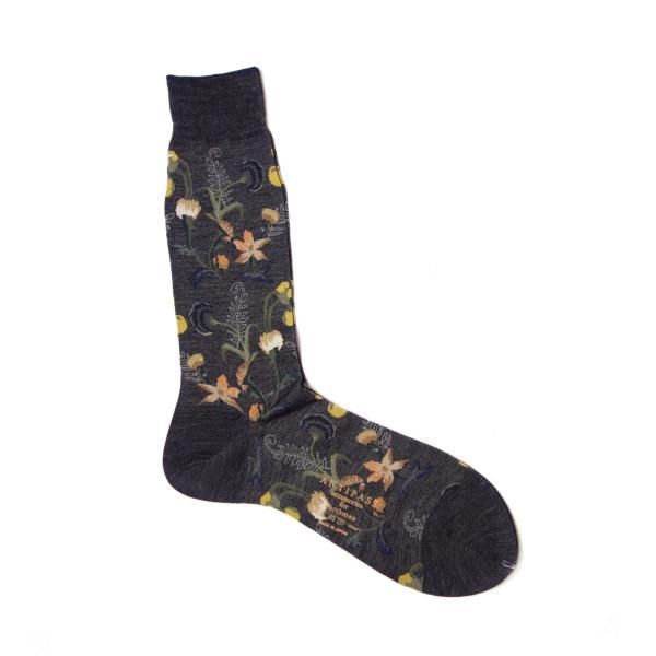 アンティパスト メンズ ソックス【ANTIPAST】Dream flower socks