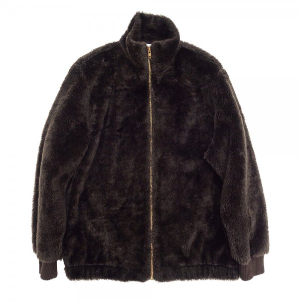 古着 フェイクファー ブルゾン【Brown Fur】Vintage Fur Jacket| 古着 通販 ヴィンテージ古着屋 | RUMHOLE