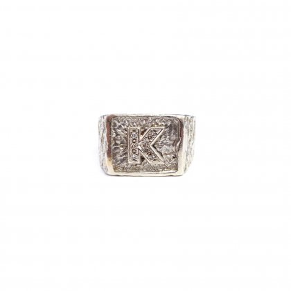  Ρơ ˥ 󥰡WHITE GOLD 10kVintage initial Ring