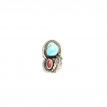  ΡʥХ ơ ȡ 󥰡STERLINGۡsize 15*Vintage Navajo Ring