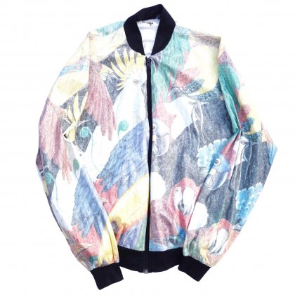 古着 通販　ヴィンテージ ペーパーブルゾン【Bird print】【1990's~】Vintage jacket