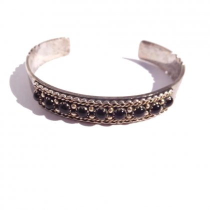  ΡʥХ ơ СХ󥰥1970'sۡSTERLINGVintage NAVAJO Bangle