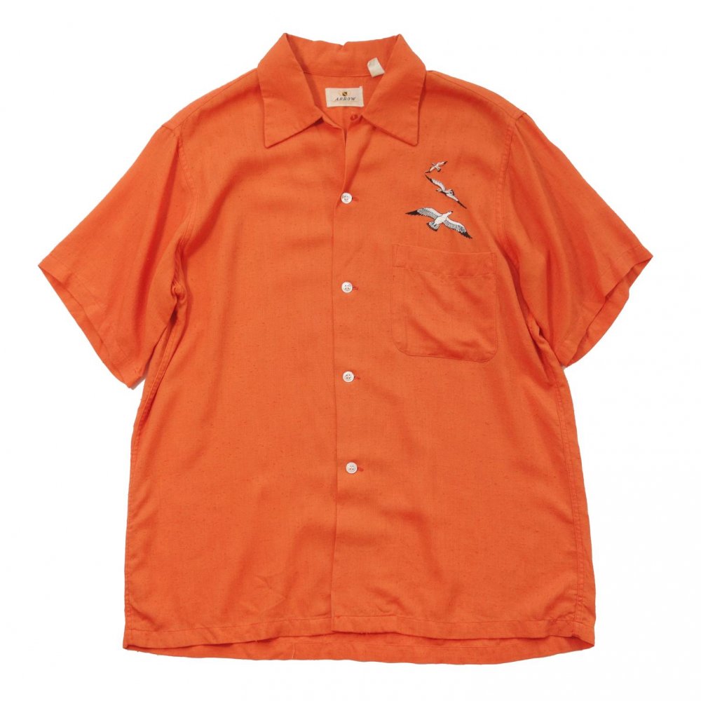 古着 ヴィンテージ レーヨン オープンカラー シャツ【ARROW】【1950's-】Vintage Shirts| 古着 通販 ヴィンテージ