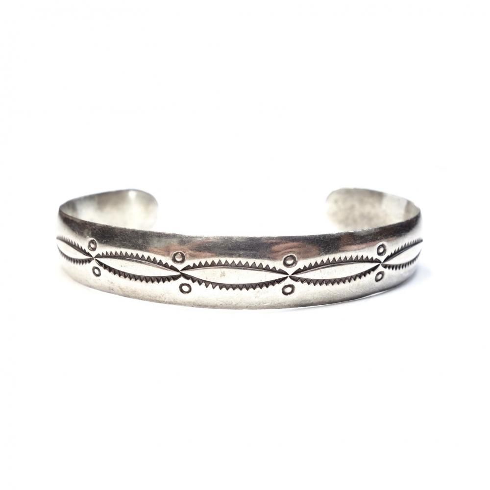 ナバホ ヴィンテージ シルバーバングル【BJB】【STERLING】Vintage NAVAJO Bangle