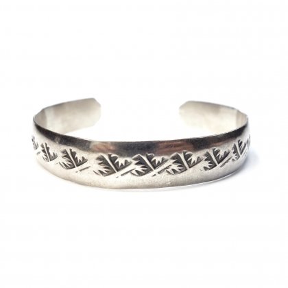  ΡʥХ ơ СХ󥰥1970's-EngravingۡSTERLINGVintage NAVAJO Bangle