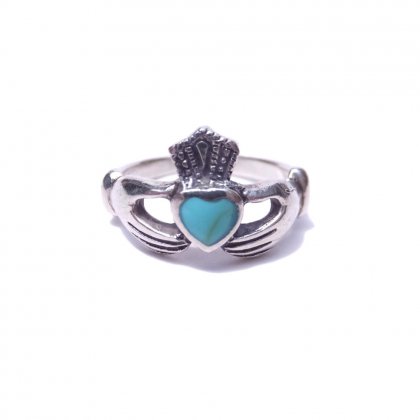  Ρơ 󥰡925ۡsize 11Vintage Claddagh Ring