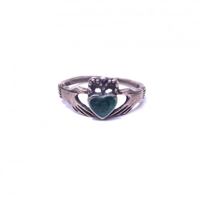  Ρơ 󥰡925ۡsize 17Vintage Claddagh Ring