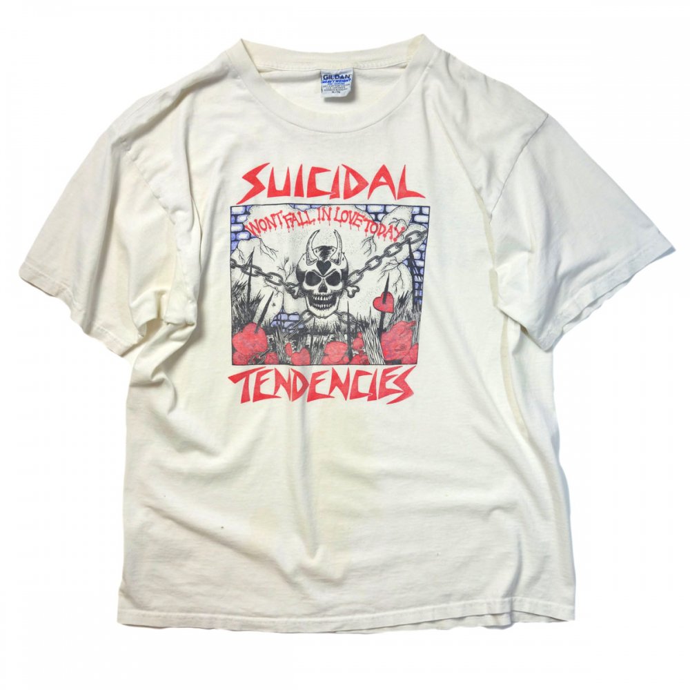 スイサイダル・テンデンシーズ【Suicidal Tendencies】プリントT シャツ【Won´t fall in love  today】【90's】Vintage T-Shirts