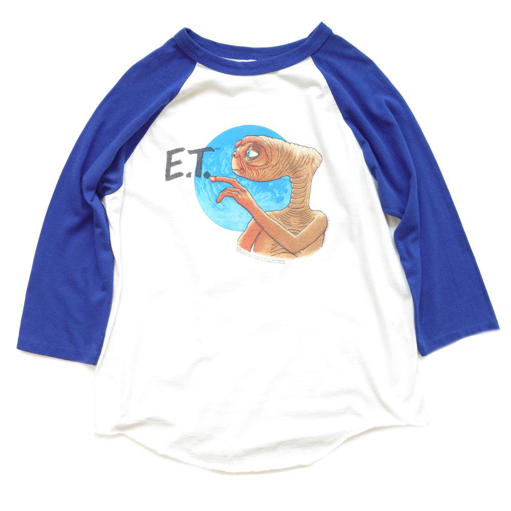 ヴィンテージ【E.T.】ラグランT シャツ 【1980's-】Vintage T-Shirts