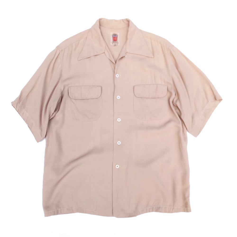 ヴィンテージ レーヨン 開襟 シャツ【Maler】【1940's-50's】Vintage Open Collar Shirts