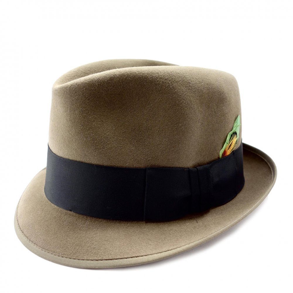 ビンテージ 60s STETSON ストローハット サイズ 7 3/8 フェドラ - 帽子