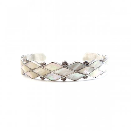  Ρơ СХ󥰥1960's-ShellۡSTERLINGVintage Bangle