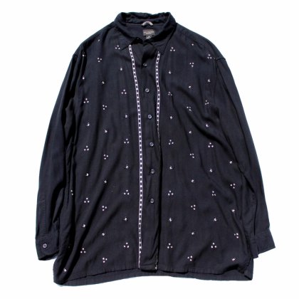  Ρ졼 ɥ쥹ġ Embroidery-BlackVintage Shirts