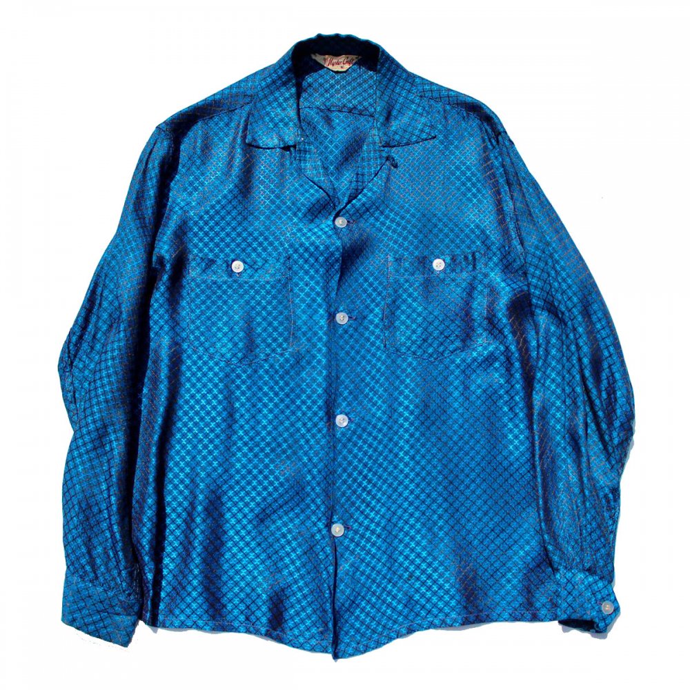 ヴィンテージ 開襟 シルク シャツ【Master Craft】【Late-1950's】Vintage Open Collar Shirts