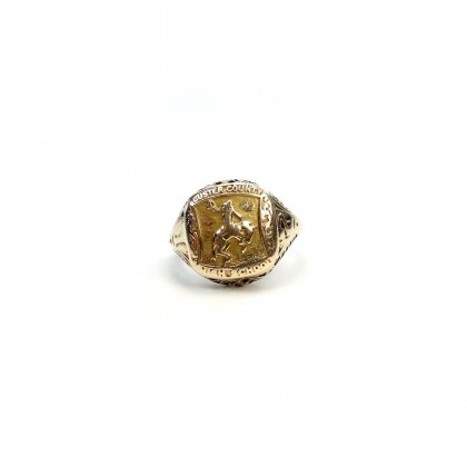  Ρå󥰡1920s-ۡ10Kt GoldVintage College Ring