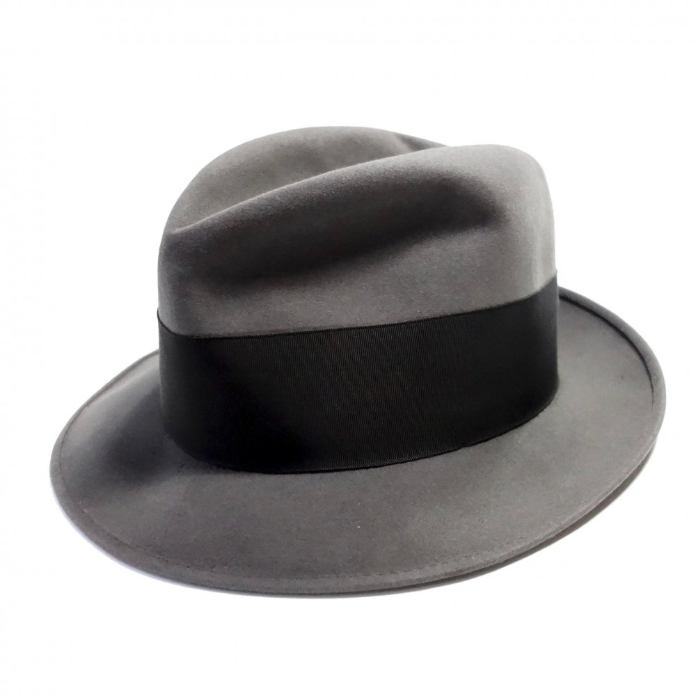 ドブス【Dobbs】ヴィンテージ ハット バックリボン【1960's】Vintage Fedora Hat