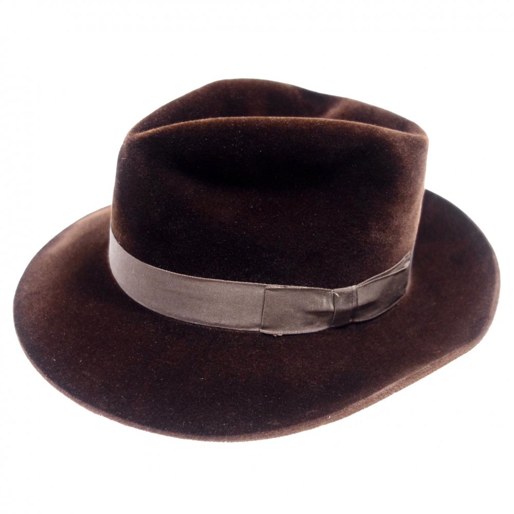 ボルサリーノ【Borsalino】ヴィンテージ ファー ハット【5 STAR QUALITY】【1960s-ANTICA CASA】Vintage  Fedora Hat