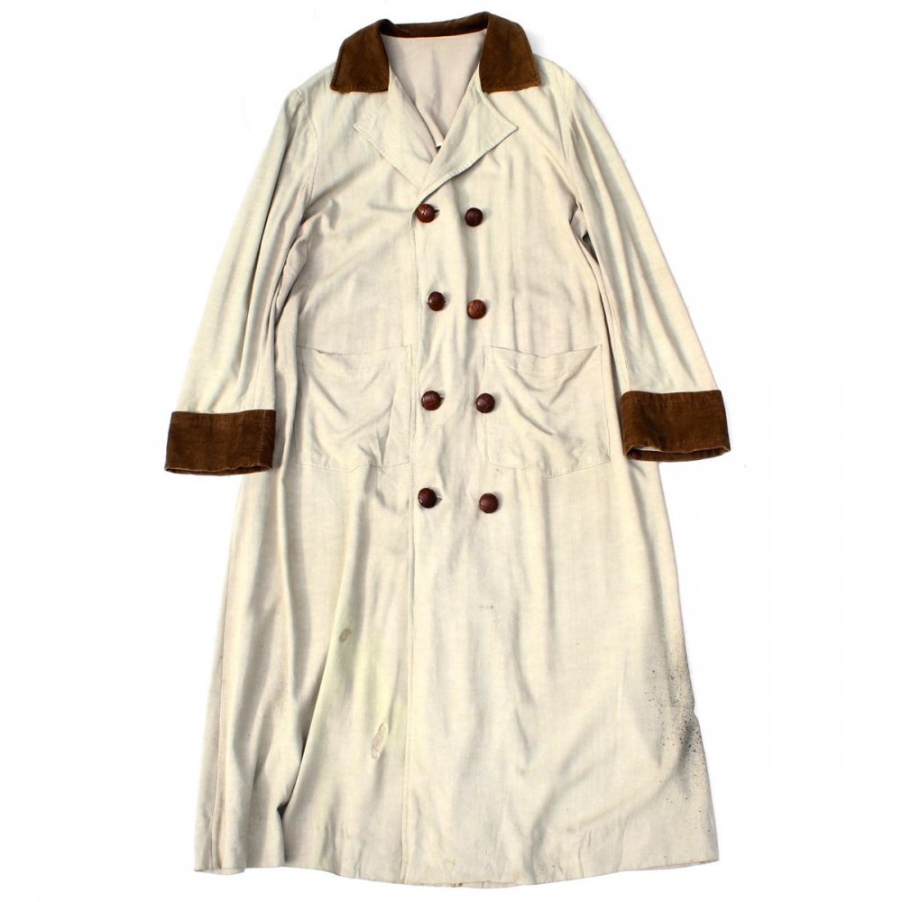 ヴィンテージ ドライビング-モタリスト ダスト コート【1920s-】【Linen Cloth】