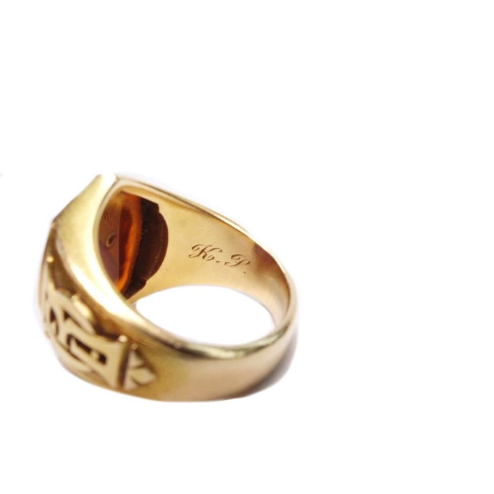 ヴィンテージ ティファニー スクールリング【1930's~】【14kt