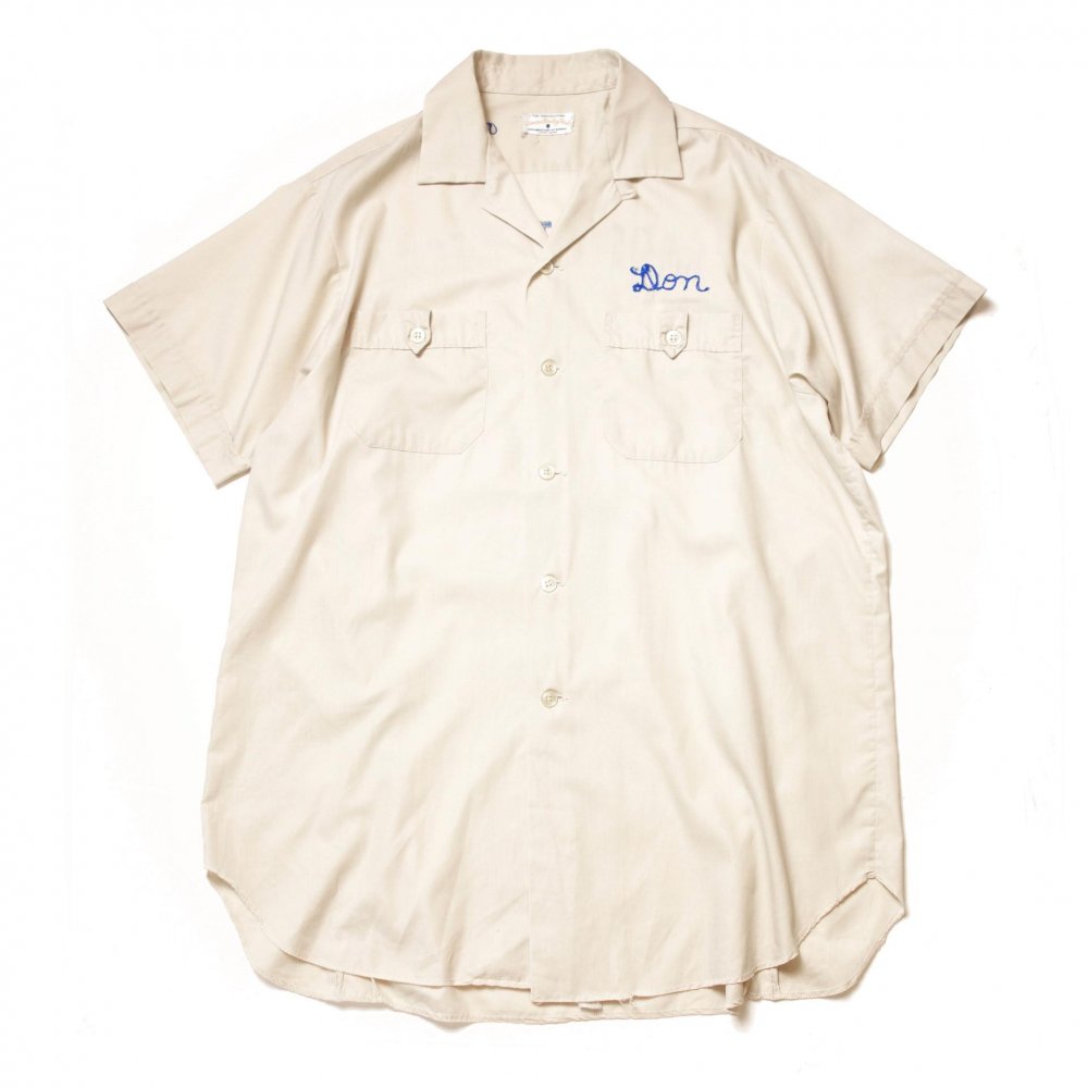 ヴィンテージ ボウリング シャツ【1960's-】【Service Bowling Shirt】BE - Cotton