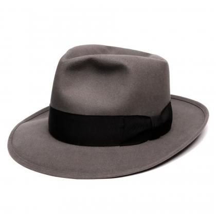 ヴィンテージ ハットリング レザーハット 中折れハット メンズ 牛革 本革 大きいサイズ