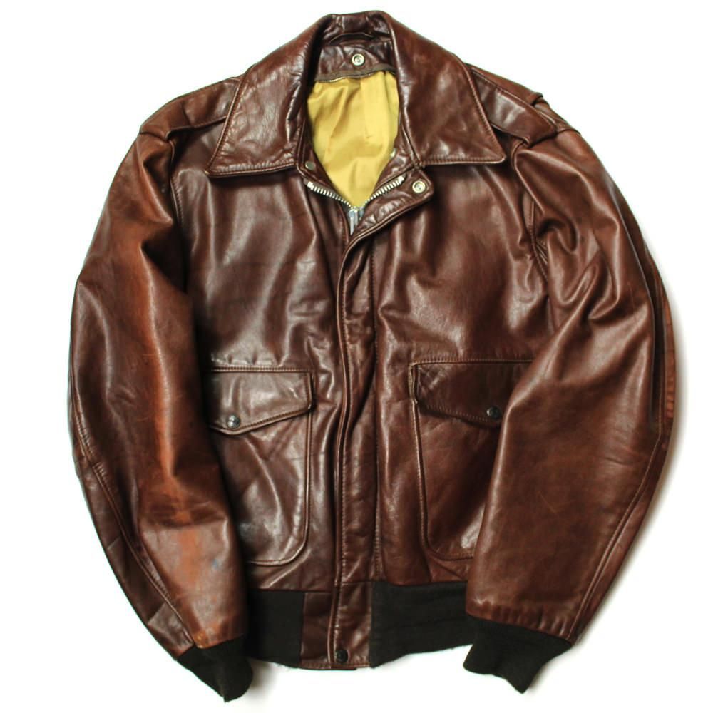 SENDO【70年代】Schott A-2 Type Leather Jacket - レザージャケット