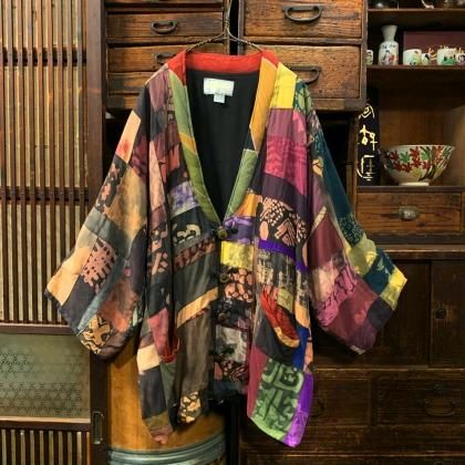  Ρơ Υ꡼ 졼ѥ 㥱åȡ1980'sۡKUSNADAI New YorkRayon Jacket